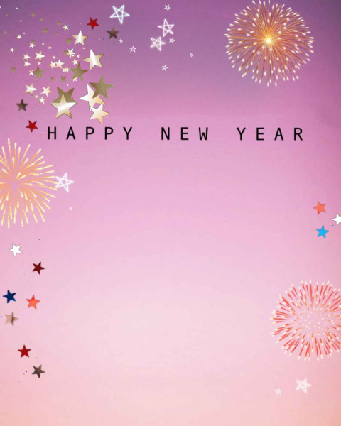 2025 New Year Firework Photo Editing Background HD