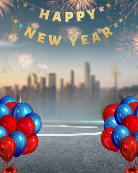 Happy New Year 2025 CB Photoshop Hd Background Free