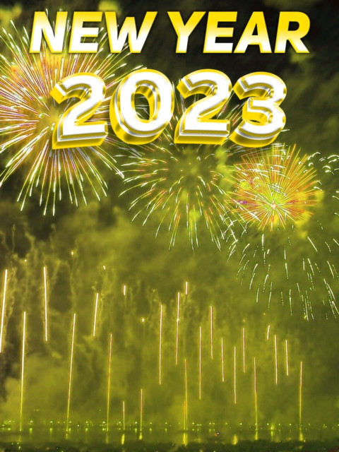 Happy New Year 2023 Photoshop photo Editing CB Background
