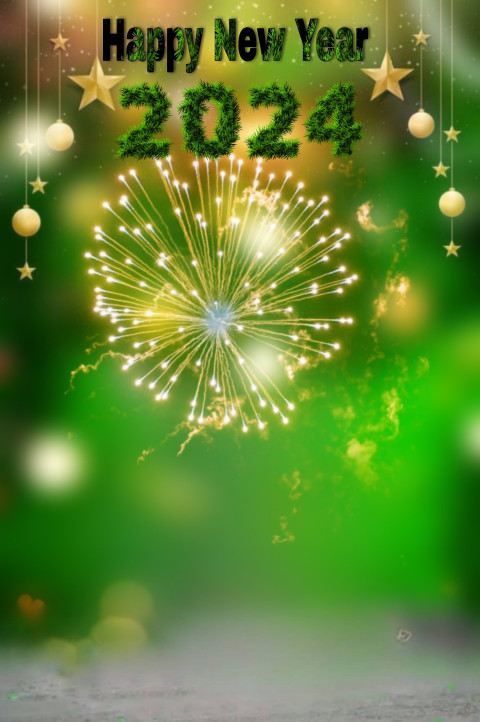 Happy New Year 2024 Background For Blur Picsart CB Editing Photo Full HD