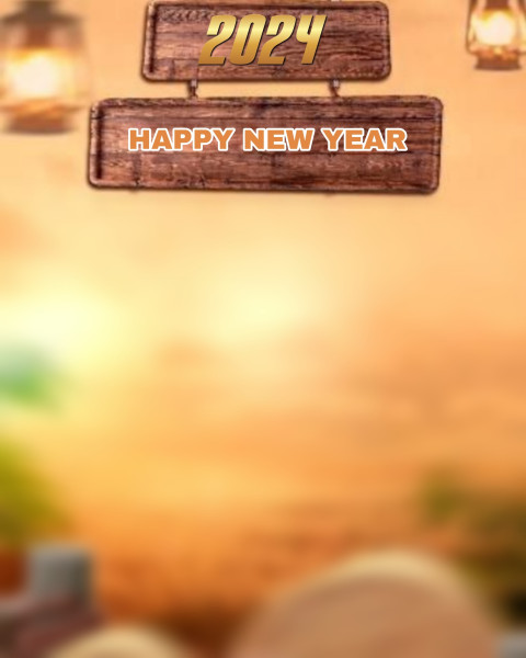 Happy New Year 2024 CB Background HD For Photoshop Blur Editing