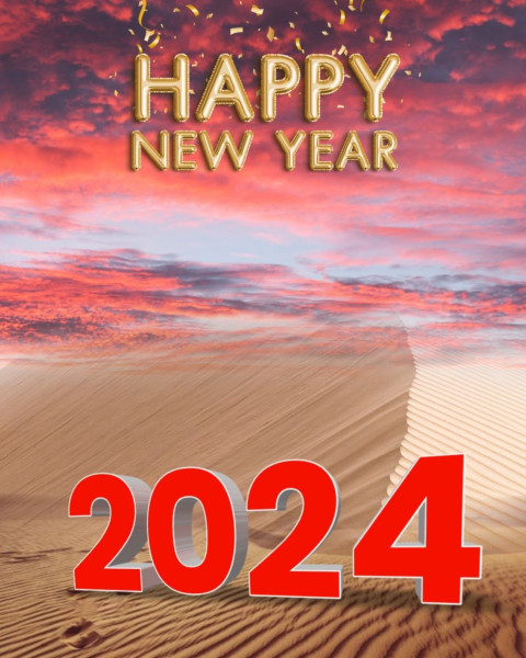 Happy New Year 2024 Editing Picsart Free HD Background Images