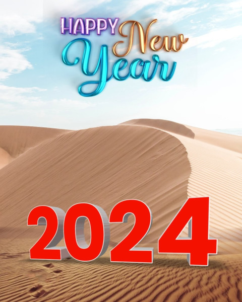 Happy New Year 2024 Editing Wallpaper Picsart Background Images