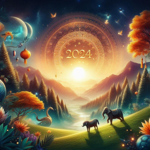 Happy New Year 2024 Images Status Dp Background HD Pic