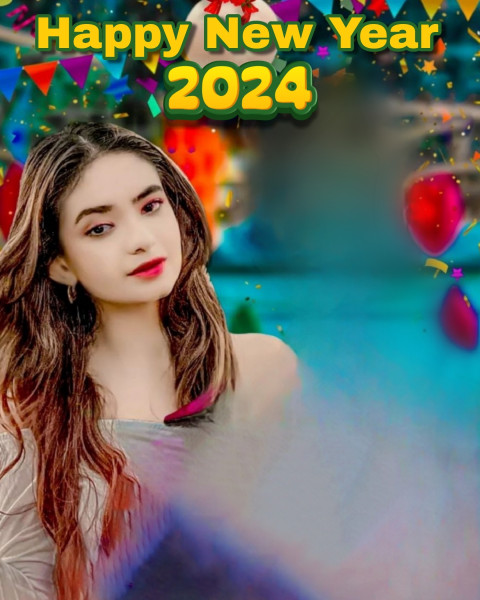 Happy New Year 2024 Photo Editing Images HD Background Img