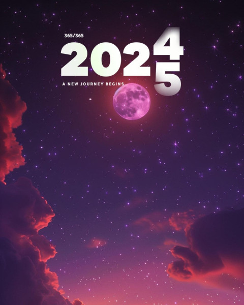 Happy New Year 2025 Editing Background Download Free 4k