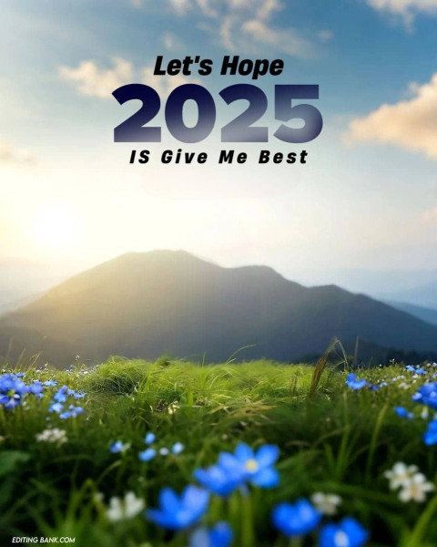 Happy New Year 2025 Photo Editing Background CB Stock