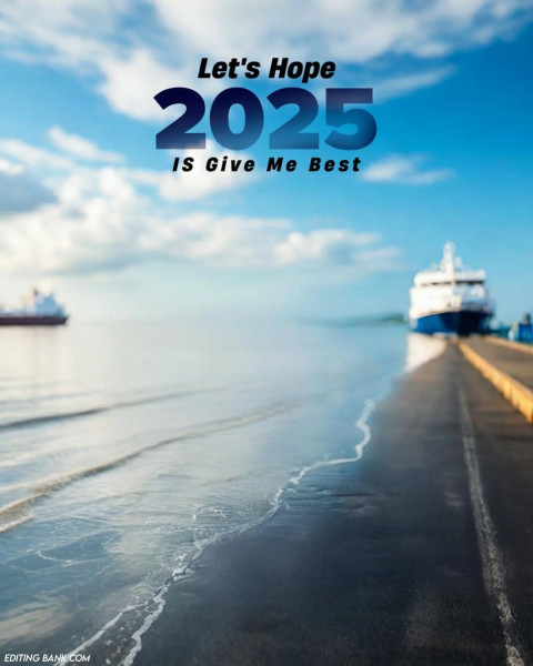Happy New Year 2025 Photo Editing PicsArt Background