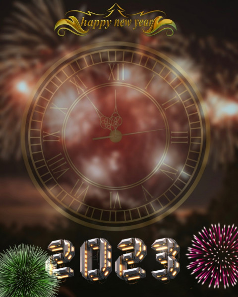 Happy New Year Background 2023  Hd For Editing