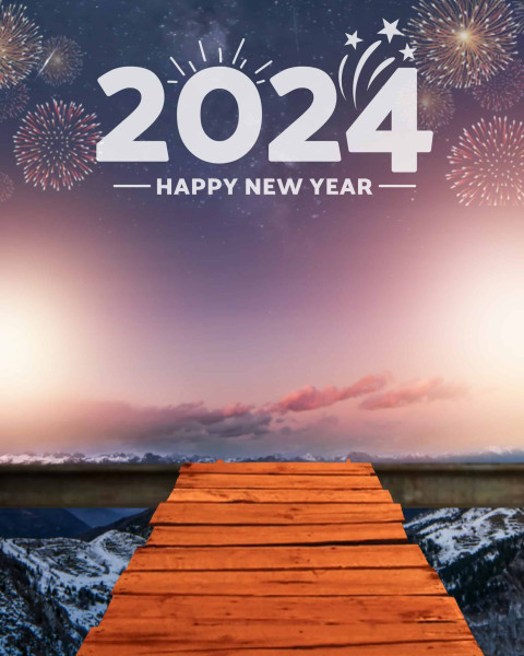 Happy New Year Background 2024 Cb Editing Photo Full HD Download