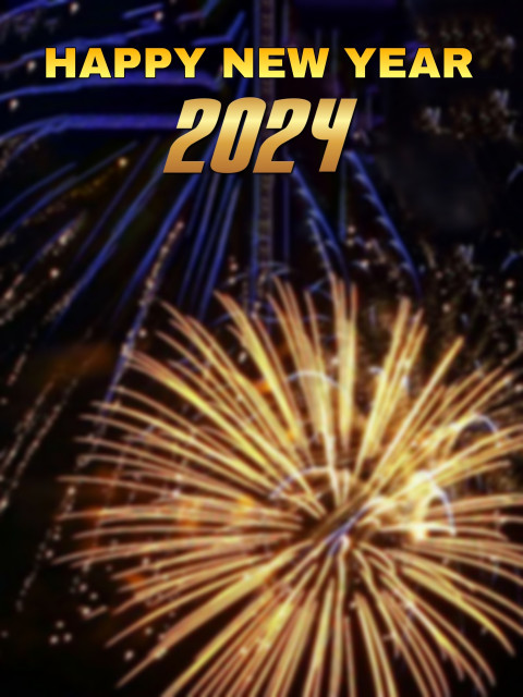 Happy New Year Background 2024 For HD Snapseed Photo Editing