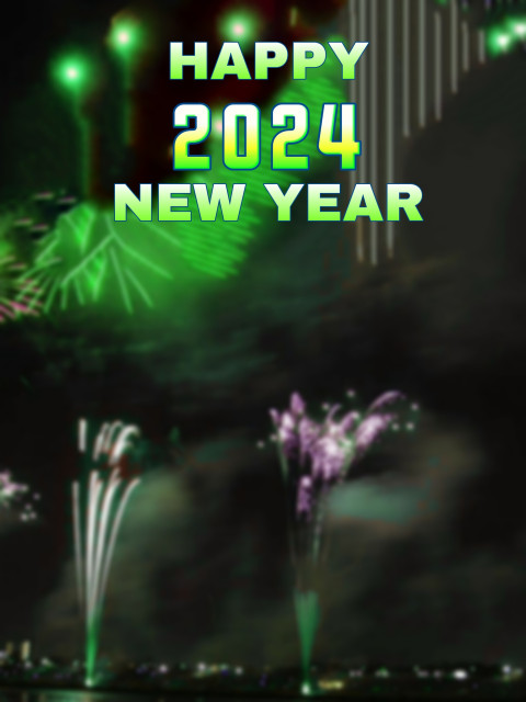 Happy New Year Background 2024 For Snapseed CB Photo Editing