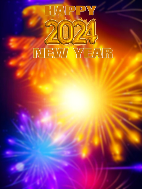 Happy New Year Background 2024 For Snapseed Photo Editing