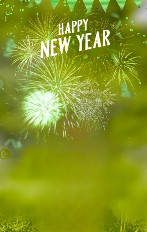 2025 Free Happy New Year CB Photo Editing Background