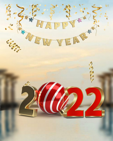 Happy New Year Editing Background 2022 Picsart CB
