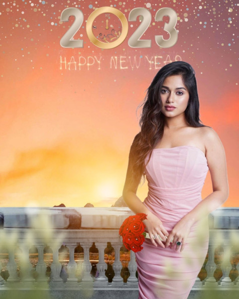 Happy New Year Editing HD Backgrounds With Girls