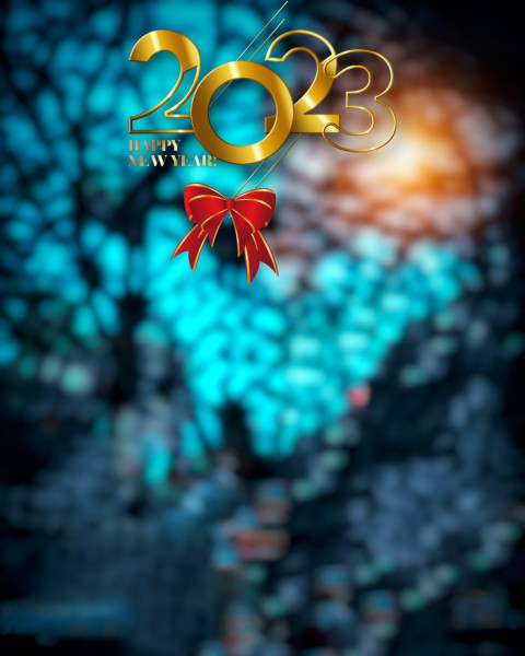 Happy New Year HD Editing Background Images 2023