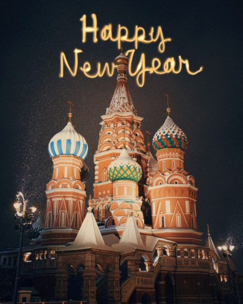 Happy New Year HD PicsArt Editing Background