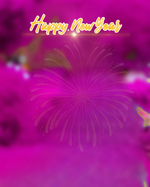 Colorful 2025 Happy New Year Photo Editing Background free