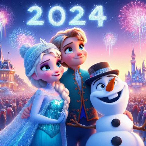 Cover Photo of New Year 2024 Wishes Images For Whatsapp