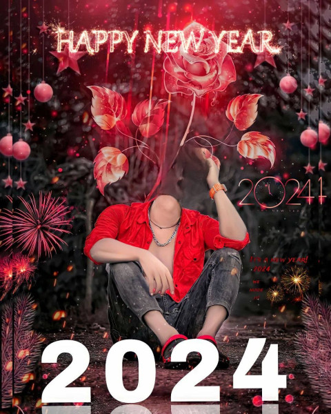 Happy New Yera 2024 CB Editing Background Images