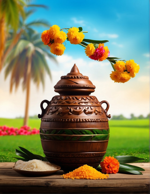 Happy Pongal Background Imgk Images HD Celebration Photo