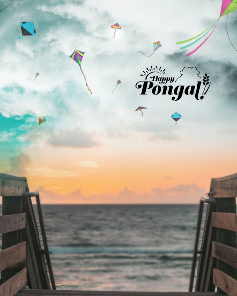 Happy Pongal CB Photo Editing Background Full HD