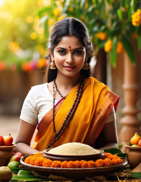 Happy Pongal Celebrat People Wallpaper HD CB Background Free