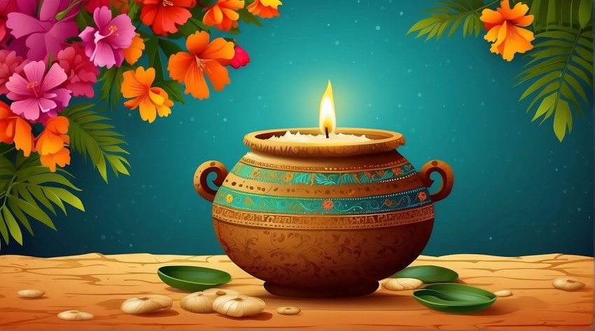 Happy Pongal Desktop Background Wallpaper Free Images