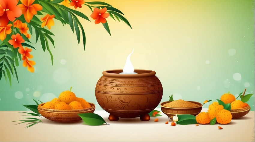 Happy Pongal Desktop Background Wallpaper Free Images Img