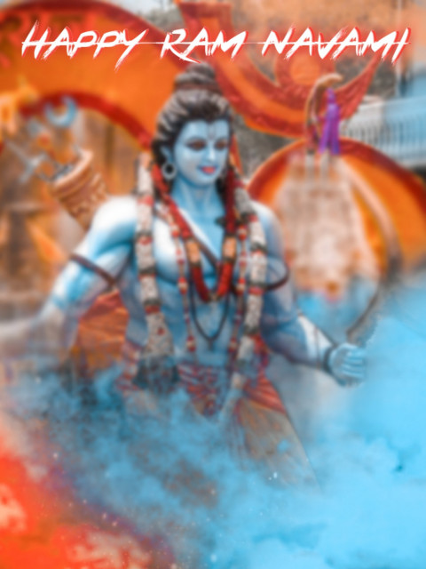 Happy Ram Navami Picsart editing Background