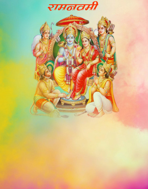 Happy Ram Navami Picsart editing Background HD