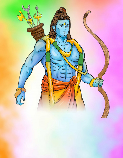 Happy Ram Navami Picsart editing Background New