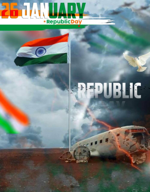 Happy Republic Day 26 Januray Cb Background For Picsart Editing