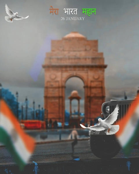 Happy Republic Day Background For Picsart Editing Wallpapers New