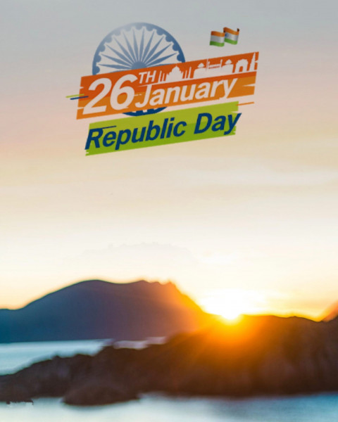 Happy Republic Day CB Editing Background for Picsart & Photoshop Sunlight