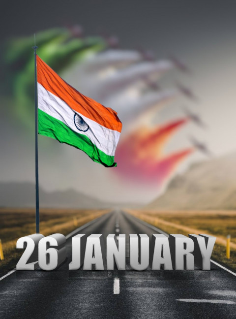 Happy Republic Day Photo Editing Background For Picsart & Photoshop
