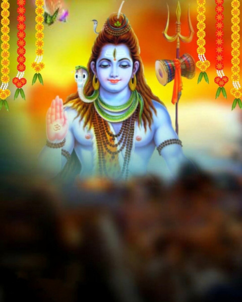 Happy Shivratri Photo Editing Background For Picsart
