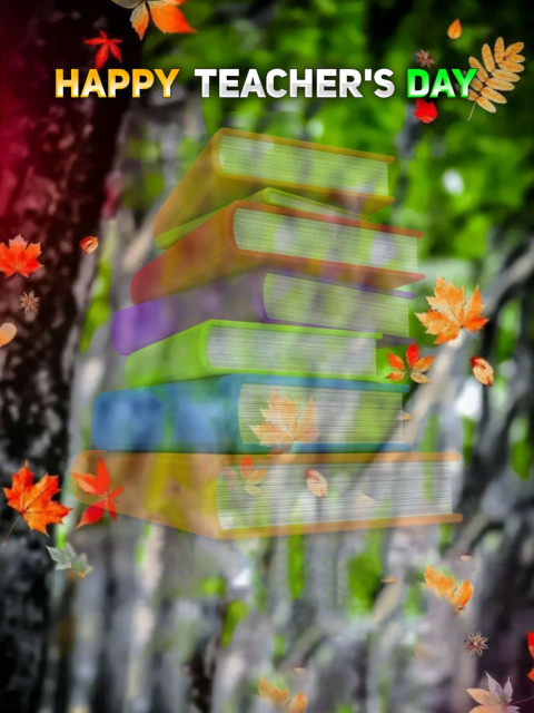 Happy Teachers Day HD PicsArt background For Photo Editing