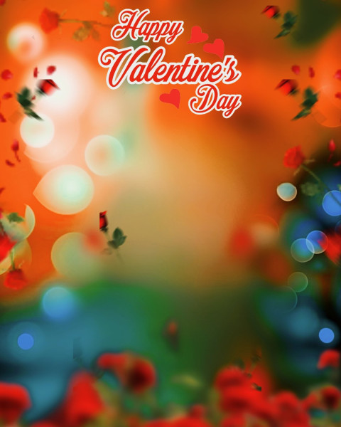 Cover Photo of Valentine Day Editing Background