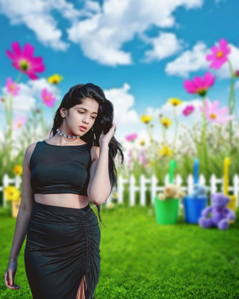 Happy Valentine Day Photo Editing Background With Girls For Snapseed