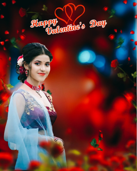 Happy Valentine Day Photo Editing Cb Girl Background