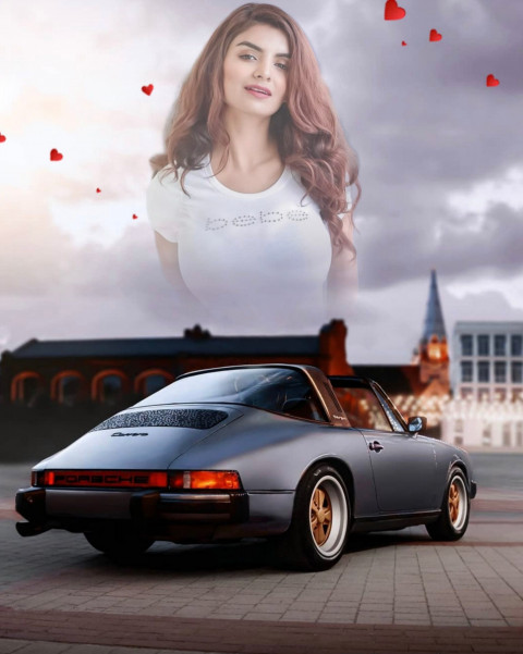 Happy Valentines Day CB Background New For PicsArt With Car