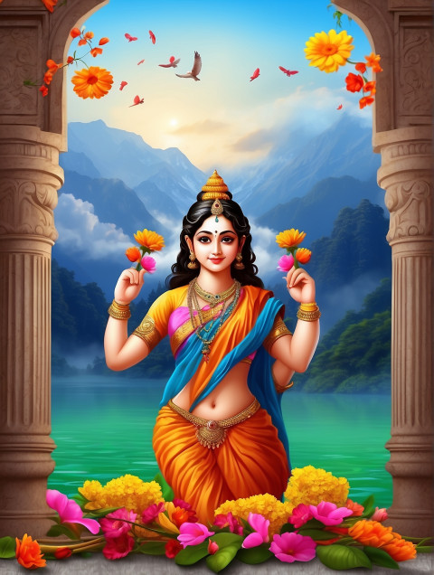 Happy Vasant Panchmi Saraswati Puja Background CB  For Editing