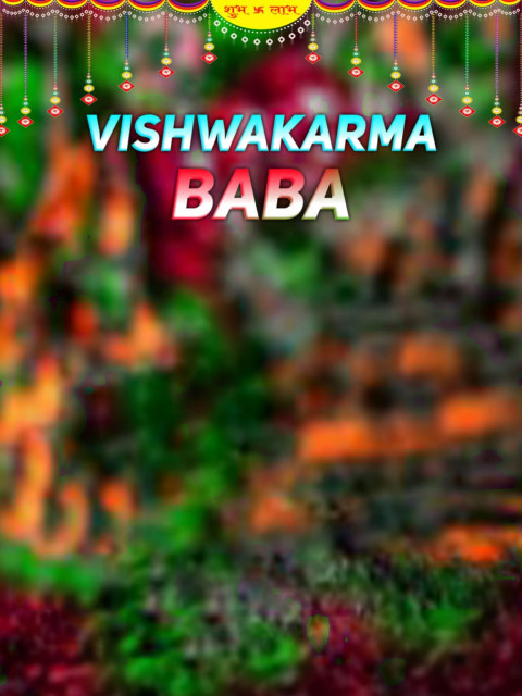Happy Vishwakarma CB Background For Photoshop Editing