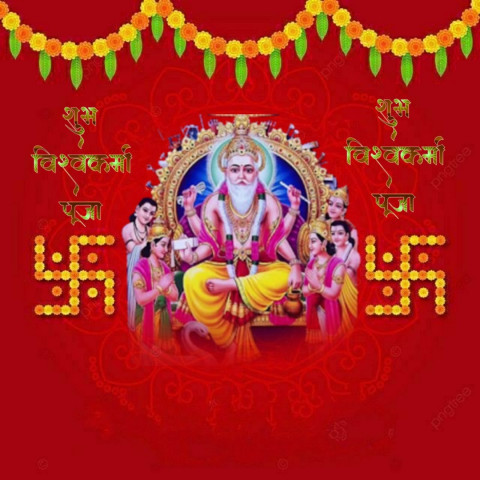 Happy Vishwakarma CB Background For Photoshop Editing Img