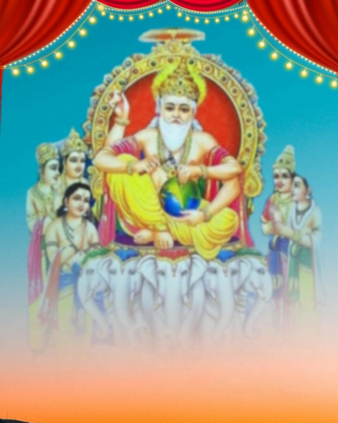 Happy Vishwakarma Puja Editing Background Download New
