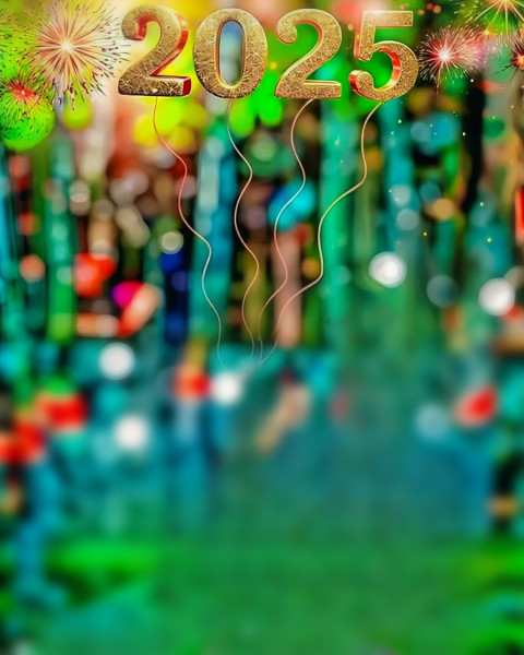 HD 2025 New Year CB Stock Edit Background For Phot