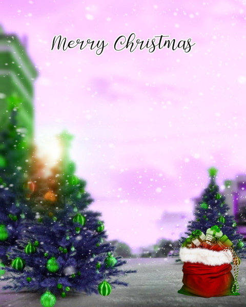 Hd Christmas Tree Photo Editing Background