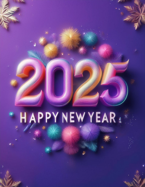 Hd Edit Background Purple 2025 Wishes Card With Decorations